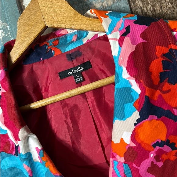 Rafaella Large Floral Multicolor Jacket - Picture 6 of 14